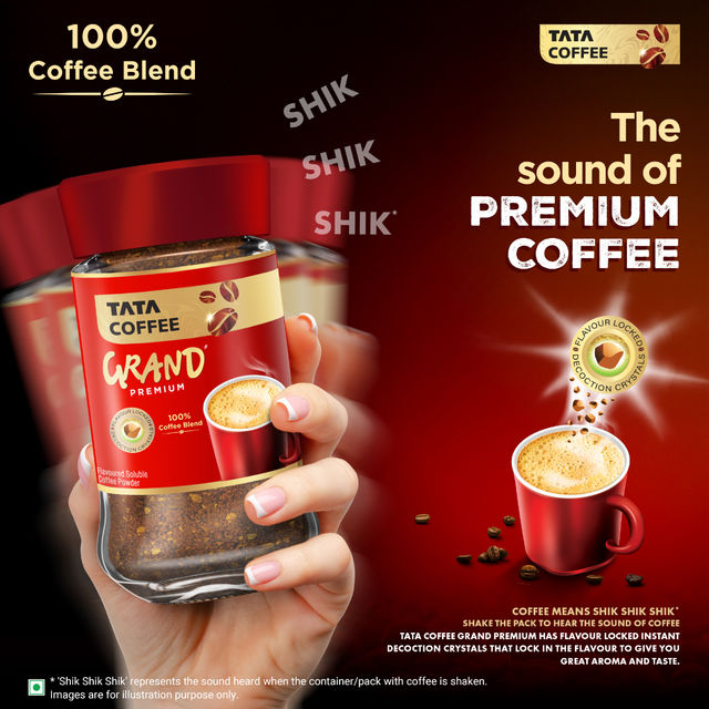 Tata Coffee Grand Premium 100% Coffee Blend Instant Coffee