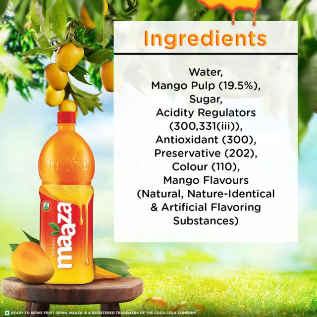 Maaza Mango Fruit Drink 600 ml Combo