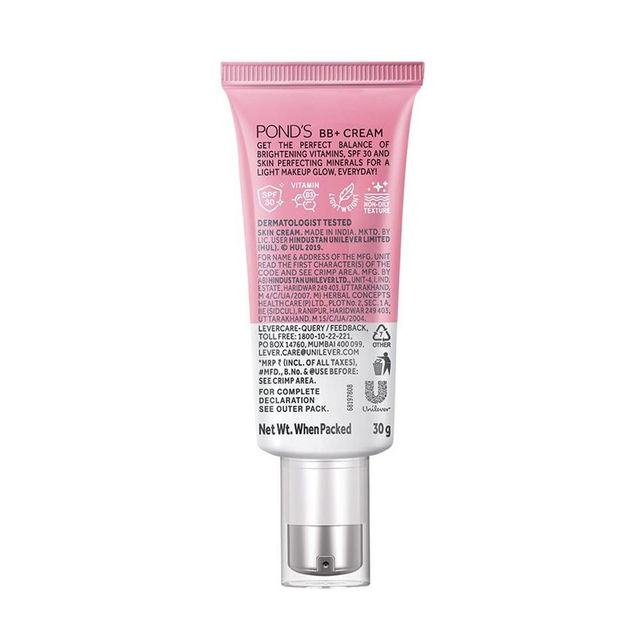 Pond's Bb+ Cream Instant Spot Coverage + Light Make-Up Glow Lvory
