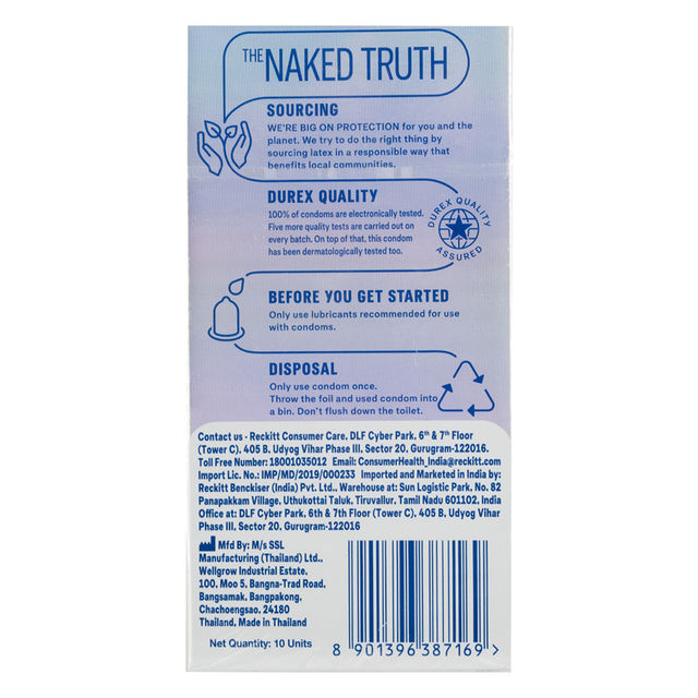 Durex Invisible Condom - Super Ultra Thin Condoms