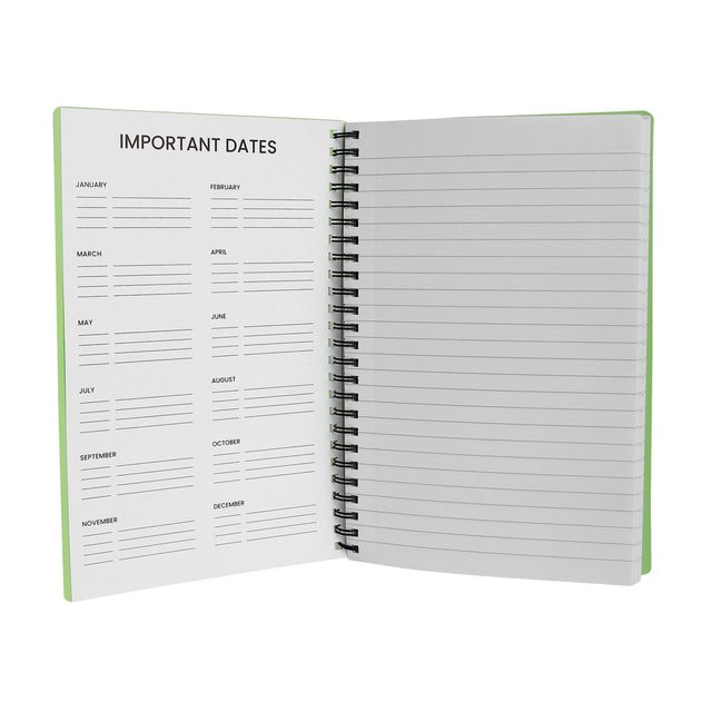 Saya Assorted Le Pastel Single Subject Notebook | A5