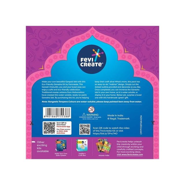 Pidilite Eco Friendly Ganesha Idol DIY Kit