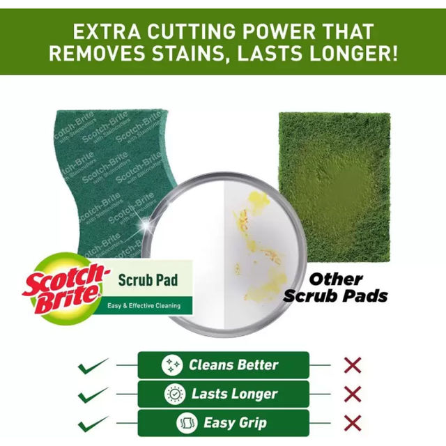 Scotch Brite Scrub Pad 5 pc Combo