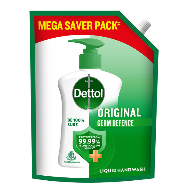 Dettol Original Hand Wash Refill | 99.99% Germ Protection