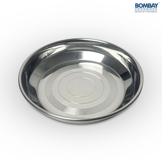 Bombay Kookware Stainless Steel Halva Plate
