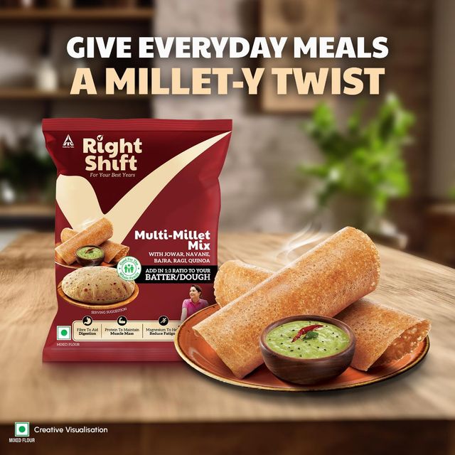 ITC Right Shift Multi-Millet Mix with Jowar, Navane, Bajra, Ragi & Quinoa
