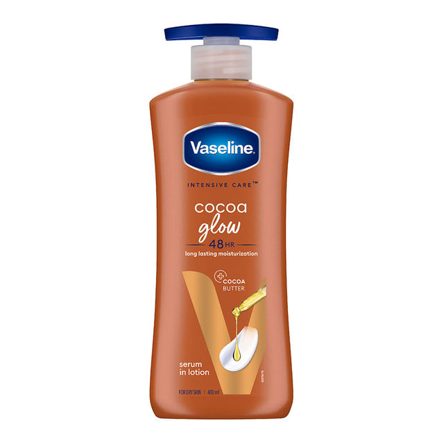 Vaseline Cocoa Glow Serum In Lotion100% Pure Cocoa & Shea Butter For Glowing & Soft Skin