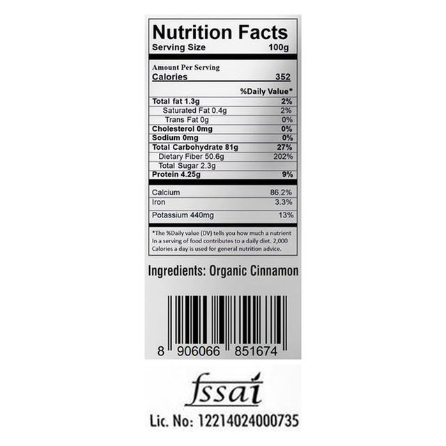 Natureland Organics Cinnamon Stick