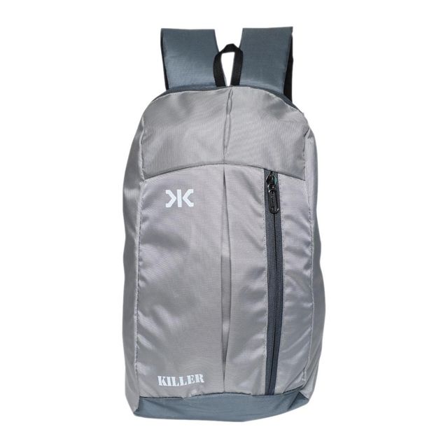 Killer Unisex Solid Polyester 12 L Mini Backpack | Grey
