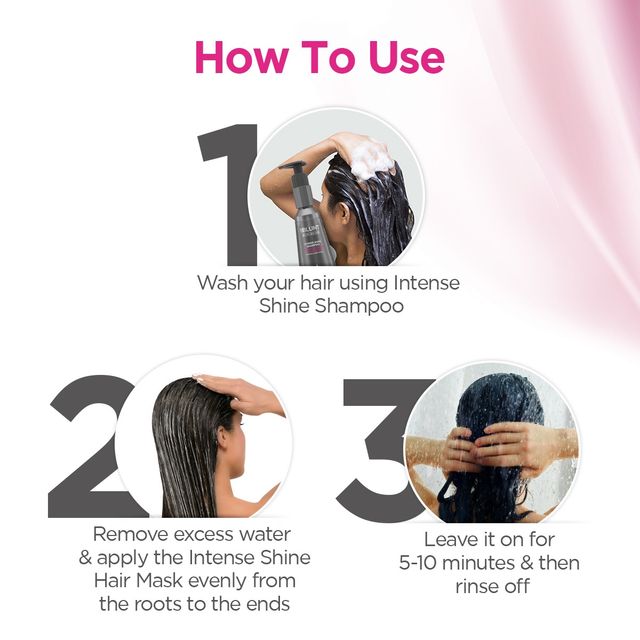 Bblunt Intense Shine Hair Mask With Rice & Silk Protein For Softer SmoOTHER & Shinier Hair 250 g X 2 Combo