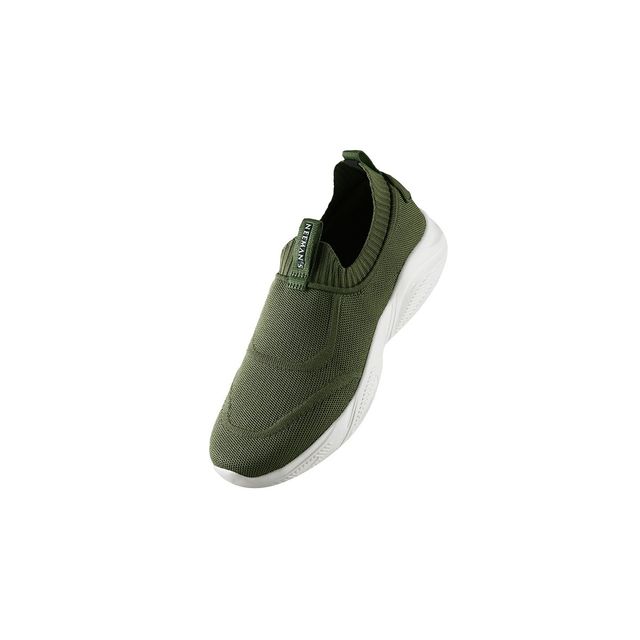 Neeman's Sole Max Slip-ons | Olive | Size- 8