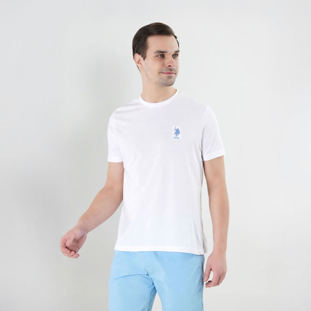 U.S. Polo Assn. Men's Solid T-shirt | White - M