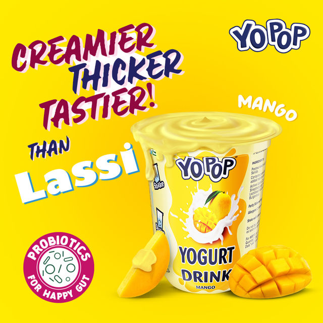 Mamie Yova Deliciously French Fruit Yogurt Mango(90 gms), Mamie Yova Yo Pop Yoghurt Drink Mango(125 ml)