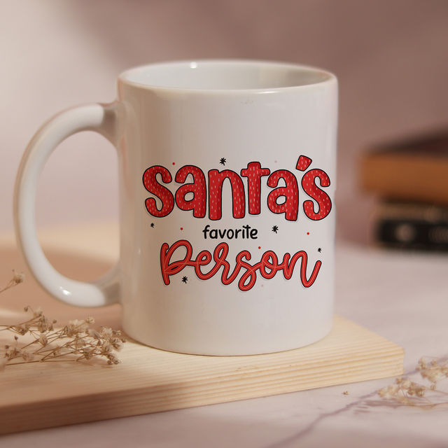 Oye Happy Santa's Fav Person Mug