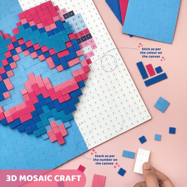 Jackinthebox Stick 'N' Stack Heart - Art & Craft Kit