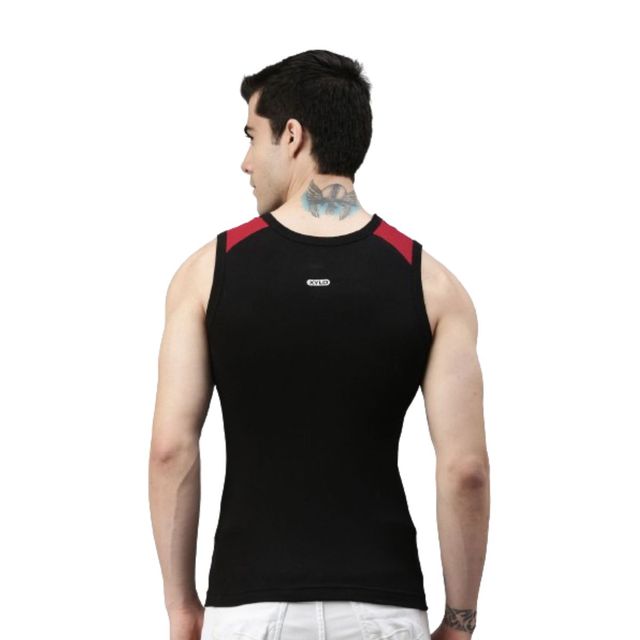 Lux Cozi Combed Cotton Men's Gym Vest - 95 cm | High Moisture Absorbency