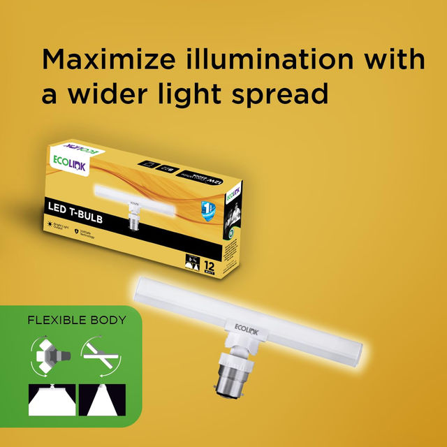 Philips Led 12W Ecolink T-Bulb | B22 Holder | (Cw)