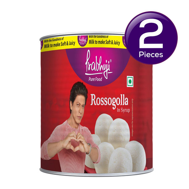 Haldiram Prabhuji Rosogolla (Tin) 1 kg Combo