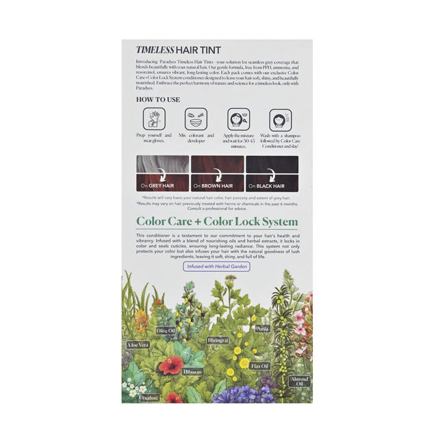 Paradyes Mini Dark Brown Timeless Hair Tint For Grey Coverage