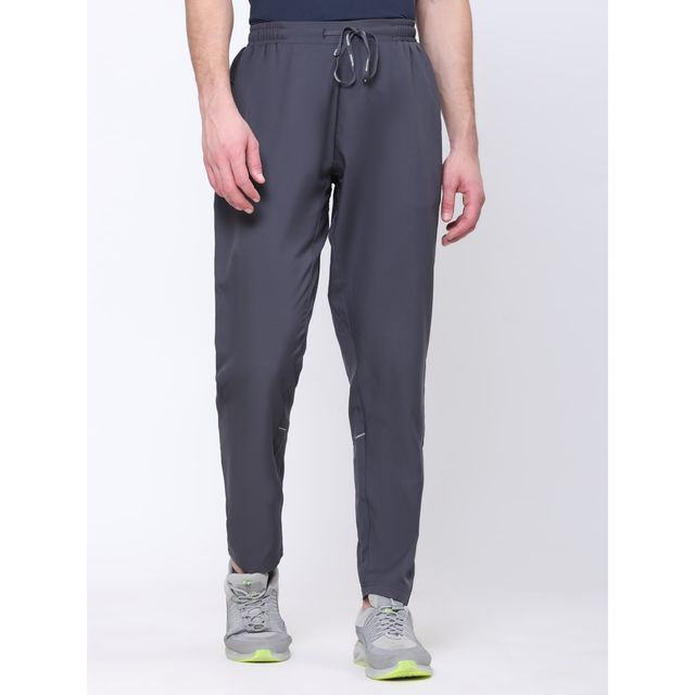 Dida Men's Track Pant Regular Comfortable Stretchable Dry-Fit | Grey - M