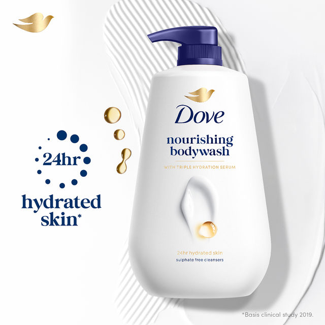 Dove Deep Moisture Body Wash (800ml) & Yardley London Gentleman Classic Body Deodorant For Men With Fresh Woody Fougere Notes (150ml) Combo