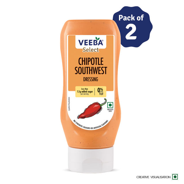 Veeba Chipolte Southwest Dressing (300g)  Combo | Pack of 2