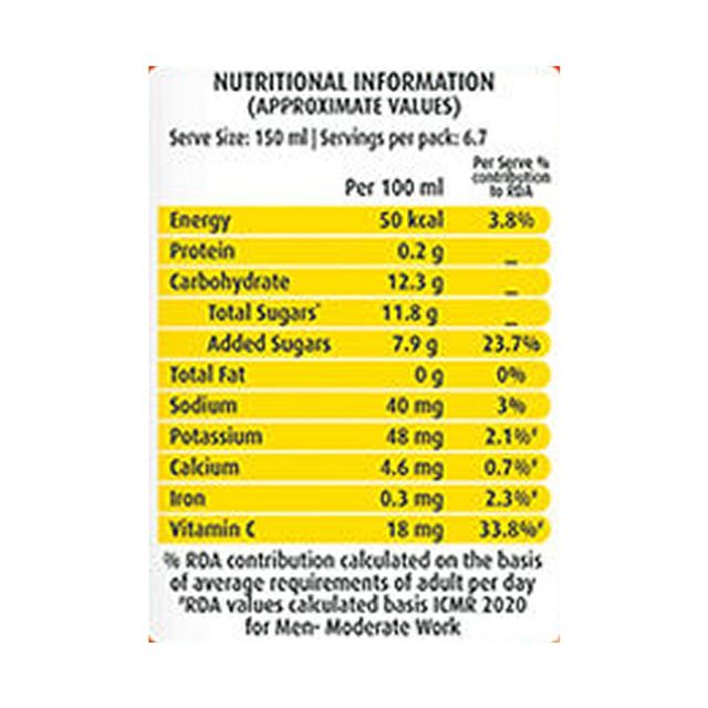 Dabur Real Fruit Power OrangeFruit Juice