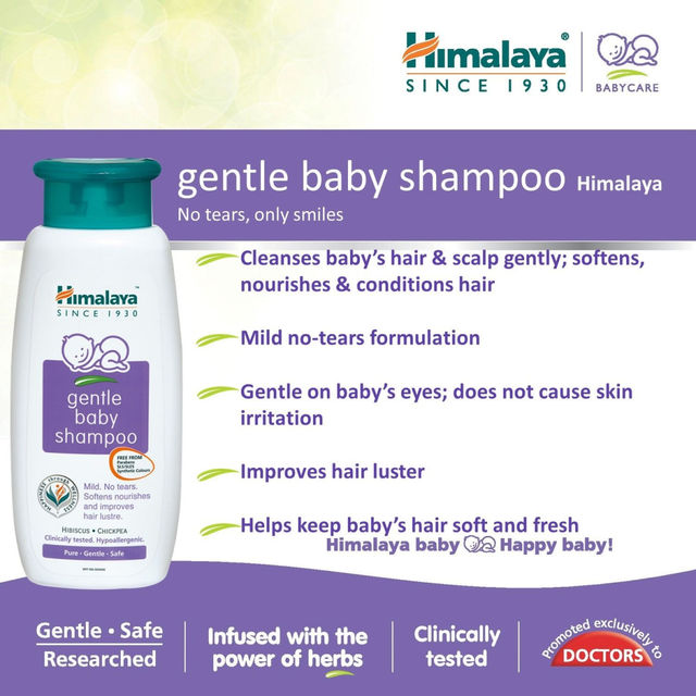 Himalaya Gentle Baby Shampoo For Kids | Cream | 0+ months