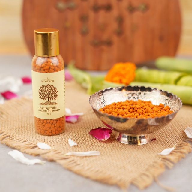 ServDharm Pure Ashtagandha Chandan Powder For Puja
