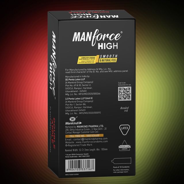 Manforce High Flavoured Condoms - Double Apple