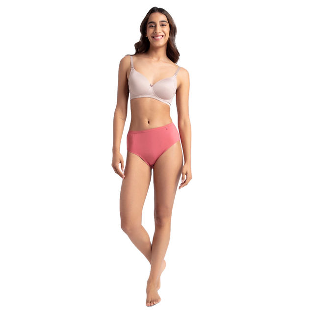 Jockey 1406 Women's Super Combed Cotton Mid Waist Hipster Panty|PO3 | Multicolor Dark assorted-S