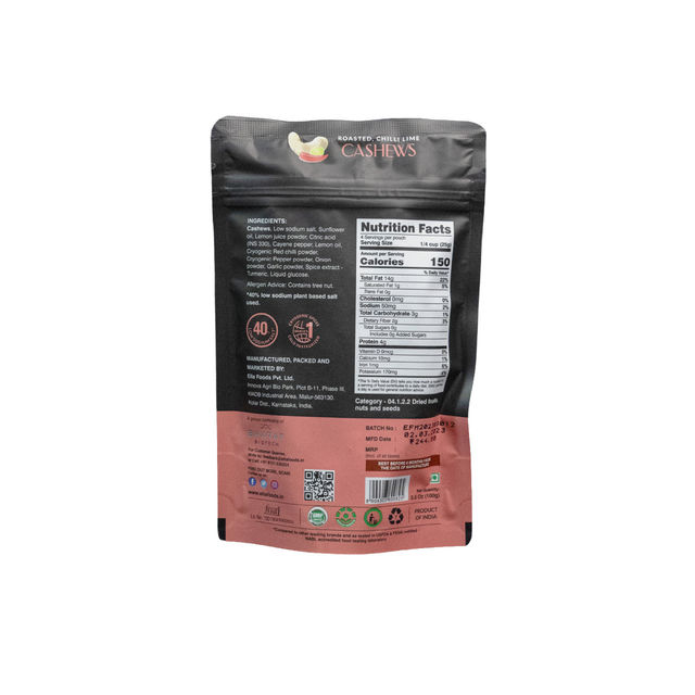 Ella Foods Chilli Lime Cashews