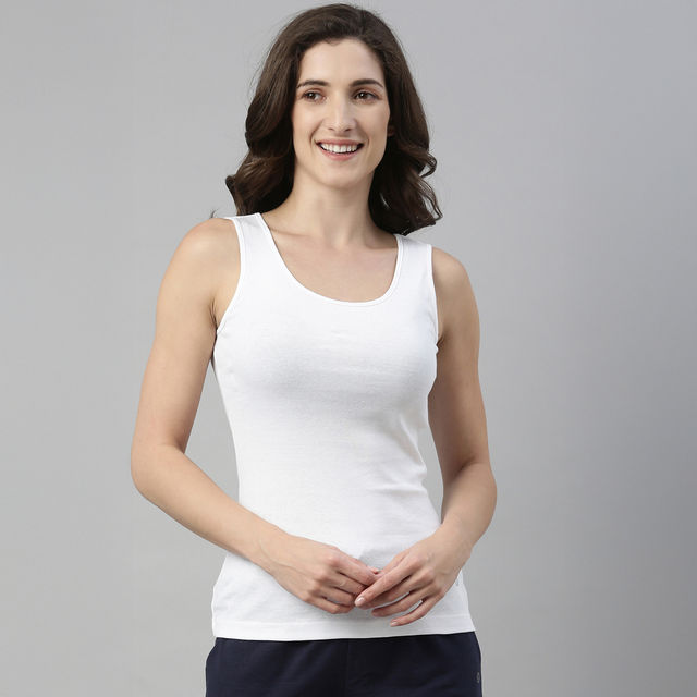 efu EATHER SLEEVELESS TOP ホワイトF Buy Puma Men White Pack of 2 Sleeveless EVERFRESH Innerwear Vests