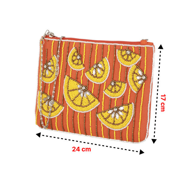 Priyaasi Women's Floral Fabric Sling Bag | Multicolour - One Size