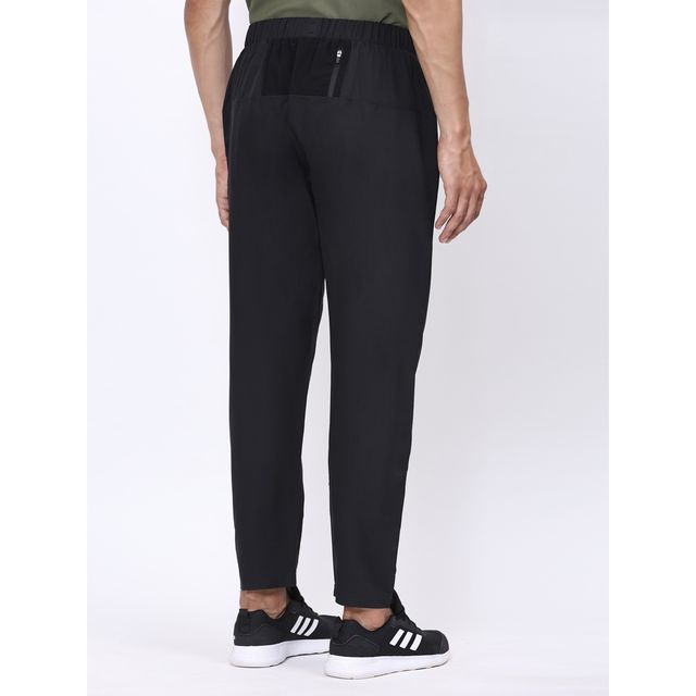 Dida Men's Track Pant Regular Comfortable Stretchable Dry-Fit | Black - XXL