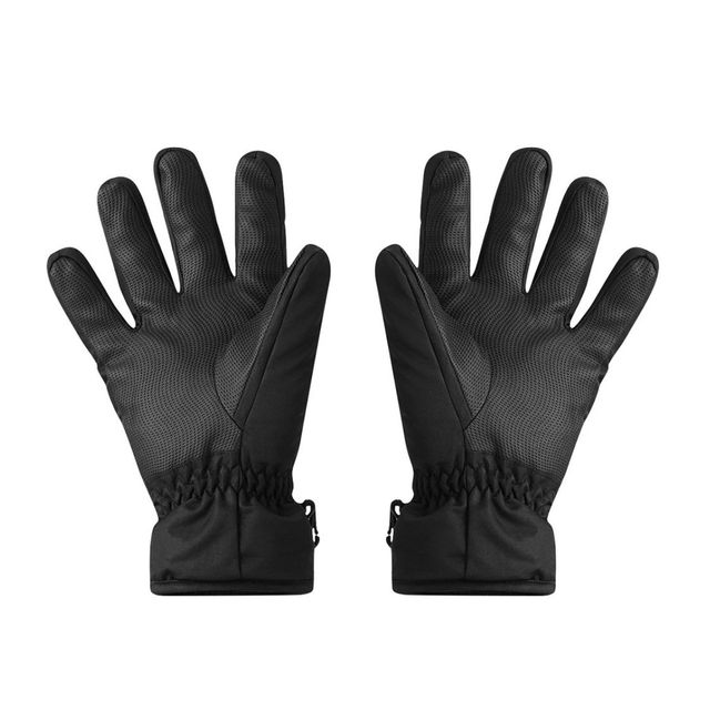 Wildcraft Unisex Solid Polyester Winter Gloves | Black - One Size