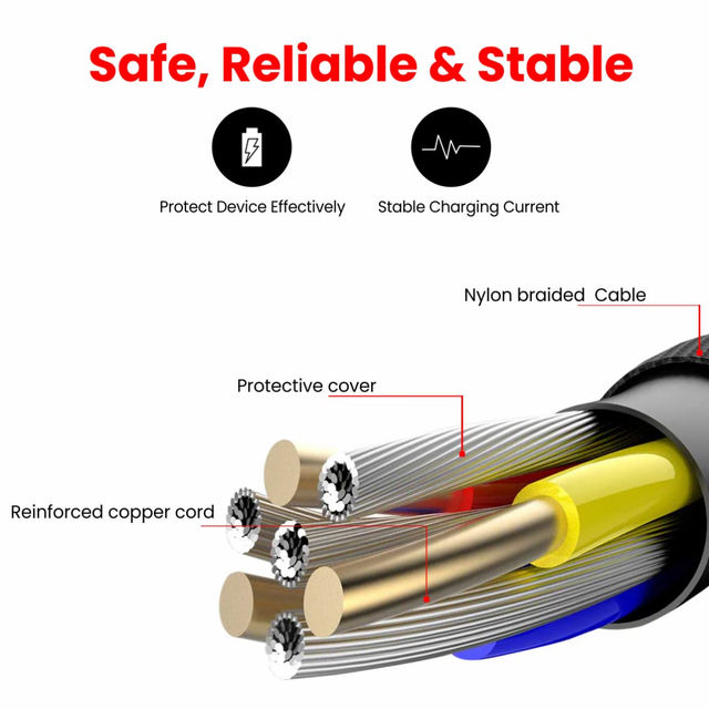 Portronics Konnect C1 TYpe-C To Type-C Data and Charging Cable - Black | 1.2 m | Super Flexible and Tangle-Free