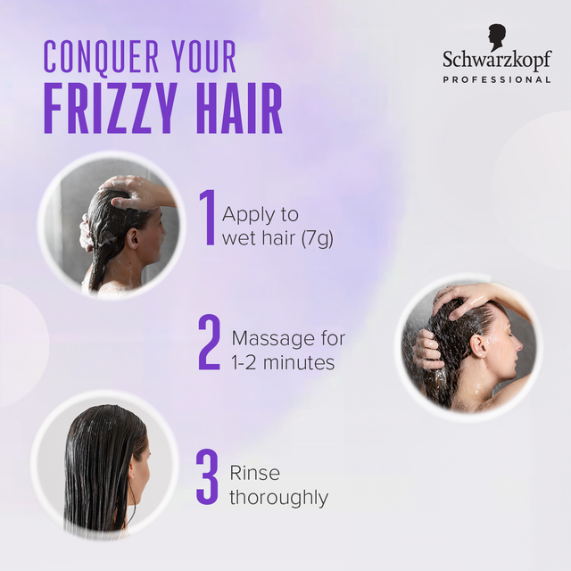 Schwarzkopf Professional Bonacure Frizz Away Shampoo With Babassu Oil,With Vegan Keratin(250ml) & Schwarzkopf Professional Bonacure Frizz Away Conditioner With Babassu Oil With Vegan Keratin(200ml) Combo