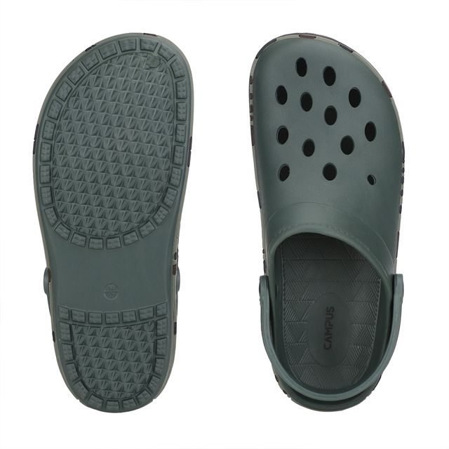 Campus Men's Clogs | Gc-4001 | Olive | UK9