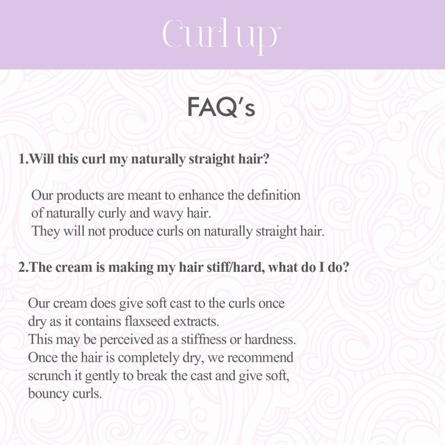 Curl Up Ultra Defining Curly Hair Gel | Strong Hold Flaxseed For Wavy & Curly Hair (200ml) & Curl Up Curl Defining Cream | All In One Leave In Conditioner | Hair Cream For Wavy & Curly Hair (150g) Combo
