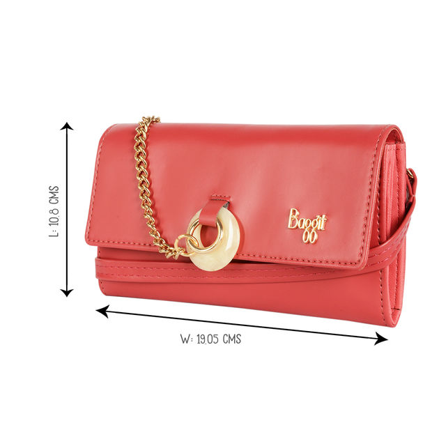 Baggit India Pvt Ltd | Women Large Pink Harmonium Wallet