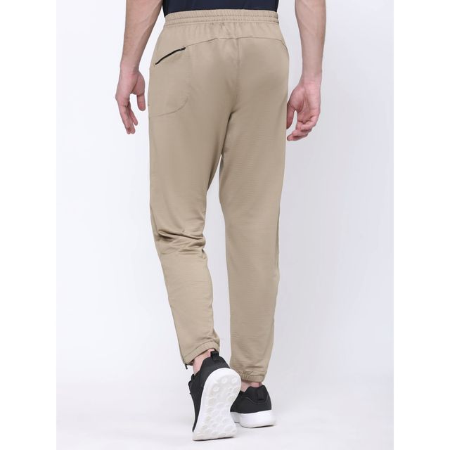 Dida Men's Track Pant Regular Comfortable Stretchable Dry-Fit | Beige - XL