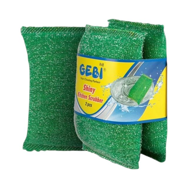 Gebi Sparkle Plus Shiny Kitchen Scrubber - 2Pc Pack