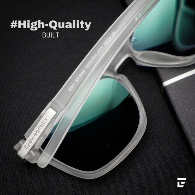 Eyewearlabs Men Sunglassses Crystal Green Wayfarer