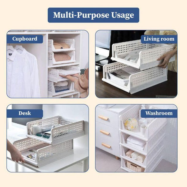 Homestrap Stack It Up Stackable Cloth Organizer