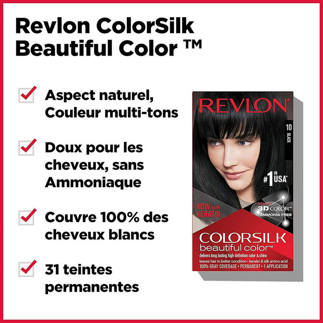 Revlon Colorsilk Hair Color with Keratin - Medium Golden Brown