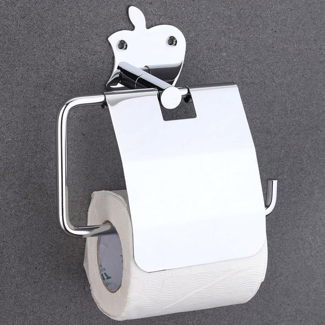 GLOXY Stainless Steel Toilet Paper Holder Tissue Roll Dispenser for Bathroom SS304