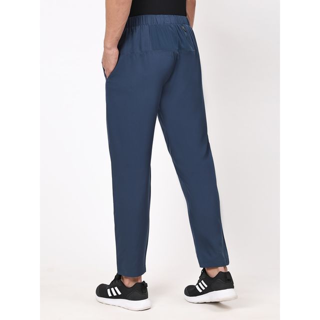 Dida Men's Track Pant Regular Comfortable Stretchable Dry-Fit | Blue - M