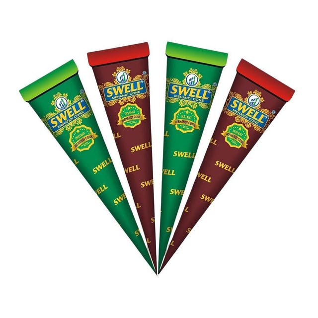 Swell Henna Mehendi Cone 40g 40 g Combo