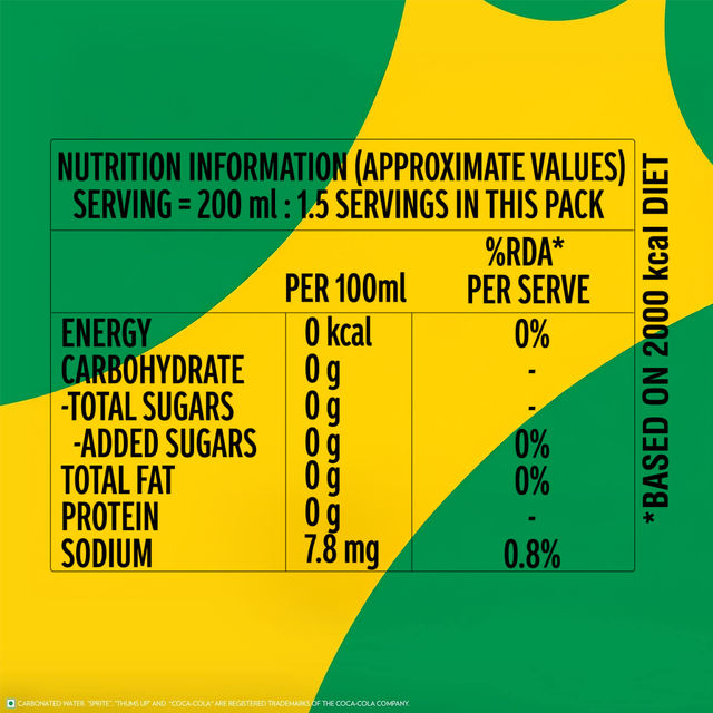 Sprite Zero Lemon Diet Soft Drink Can